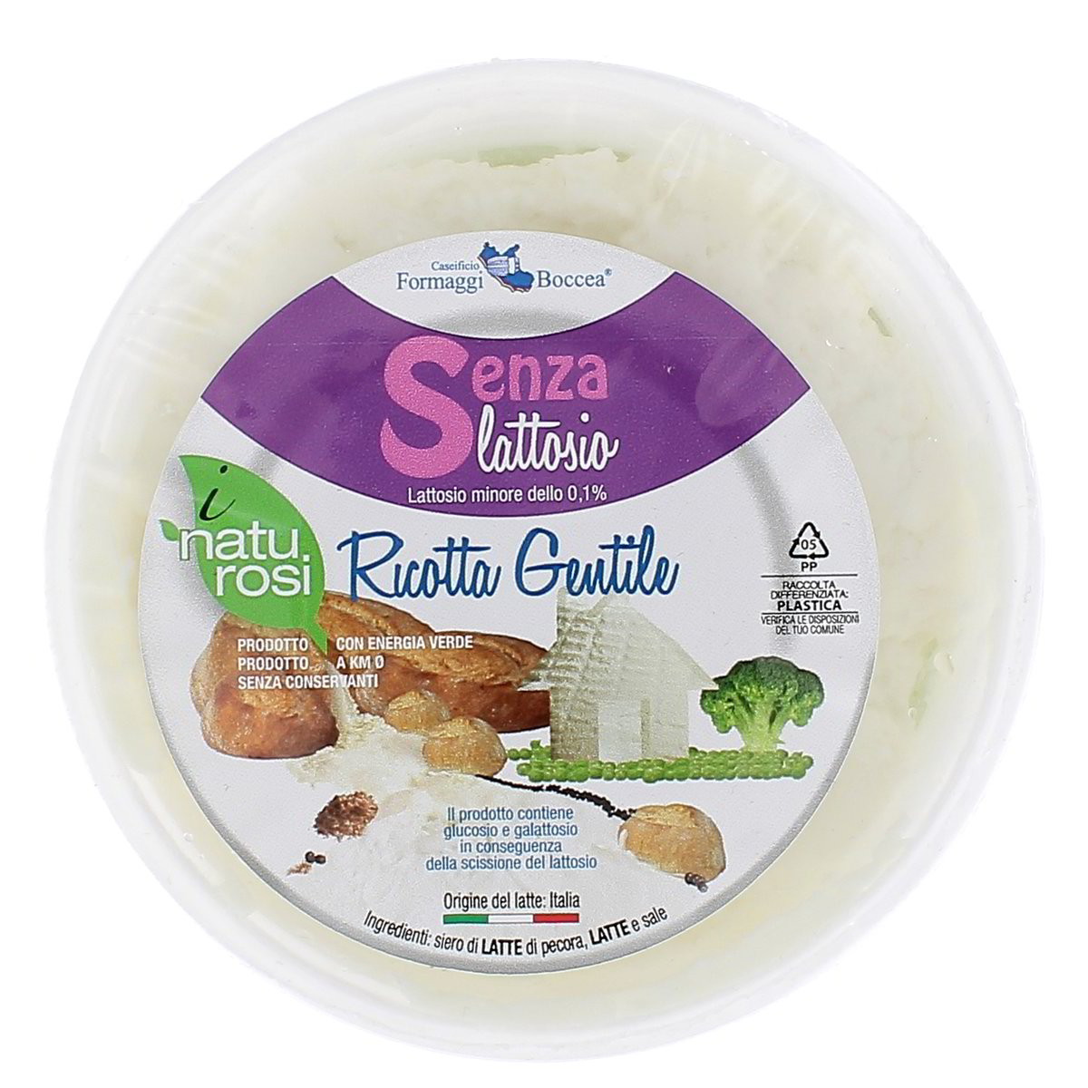 Formaggi Boccea Ricotta Gentile Senza Lattosio 350 g