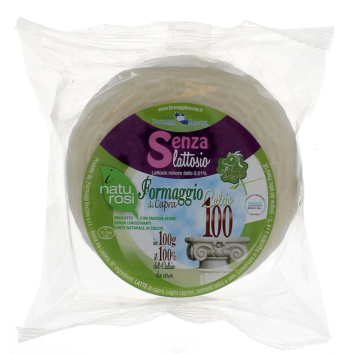 Formaggi Boccea Caciottina Capra Calcio 100 Senza Lattosio 400 g