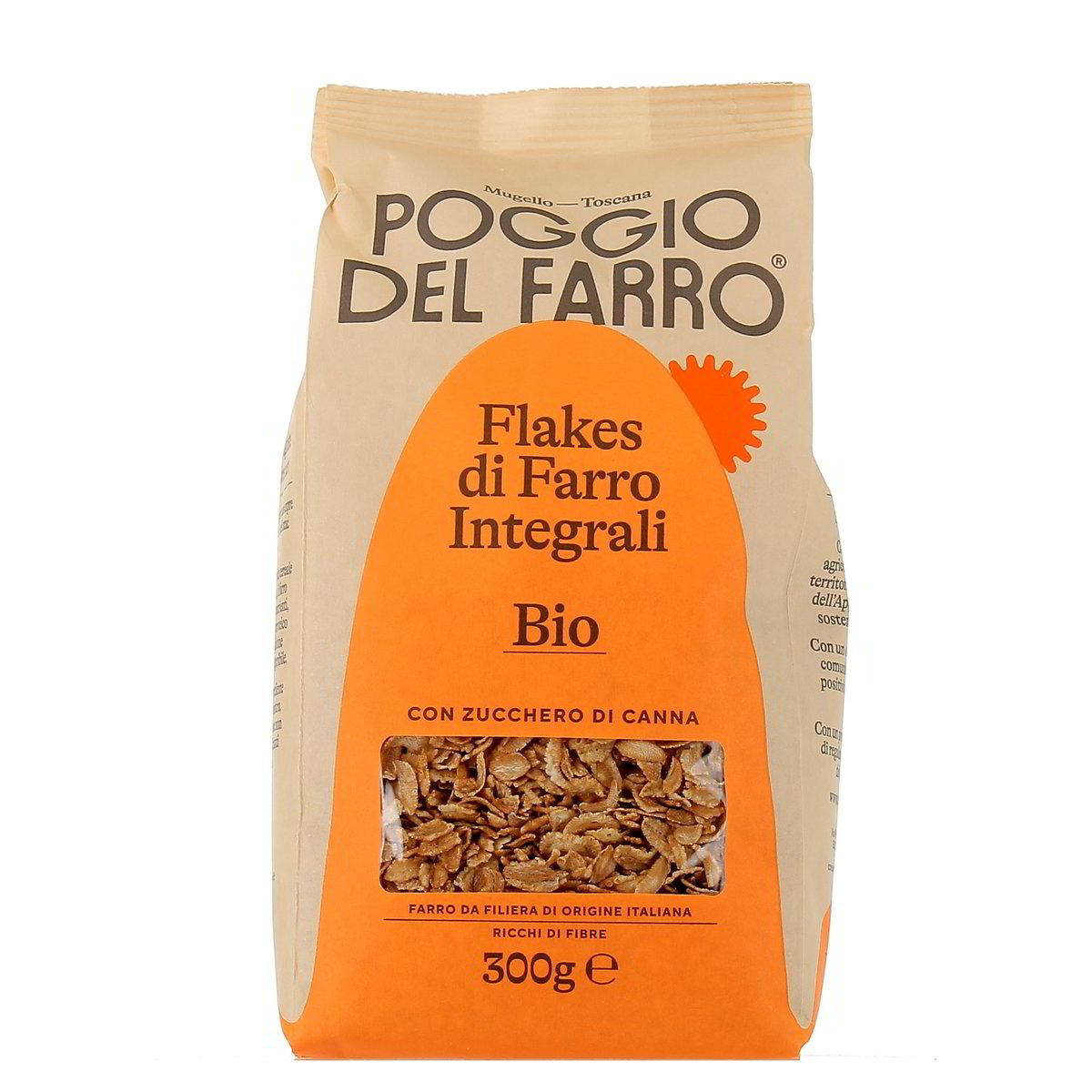 Poggio del Farro Flakes Di Farro Integrali Bio 300 g