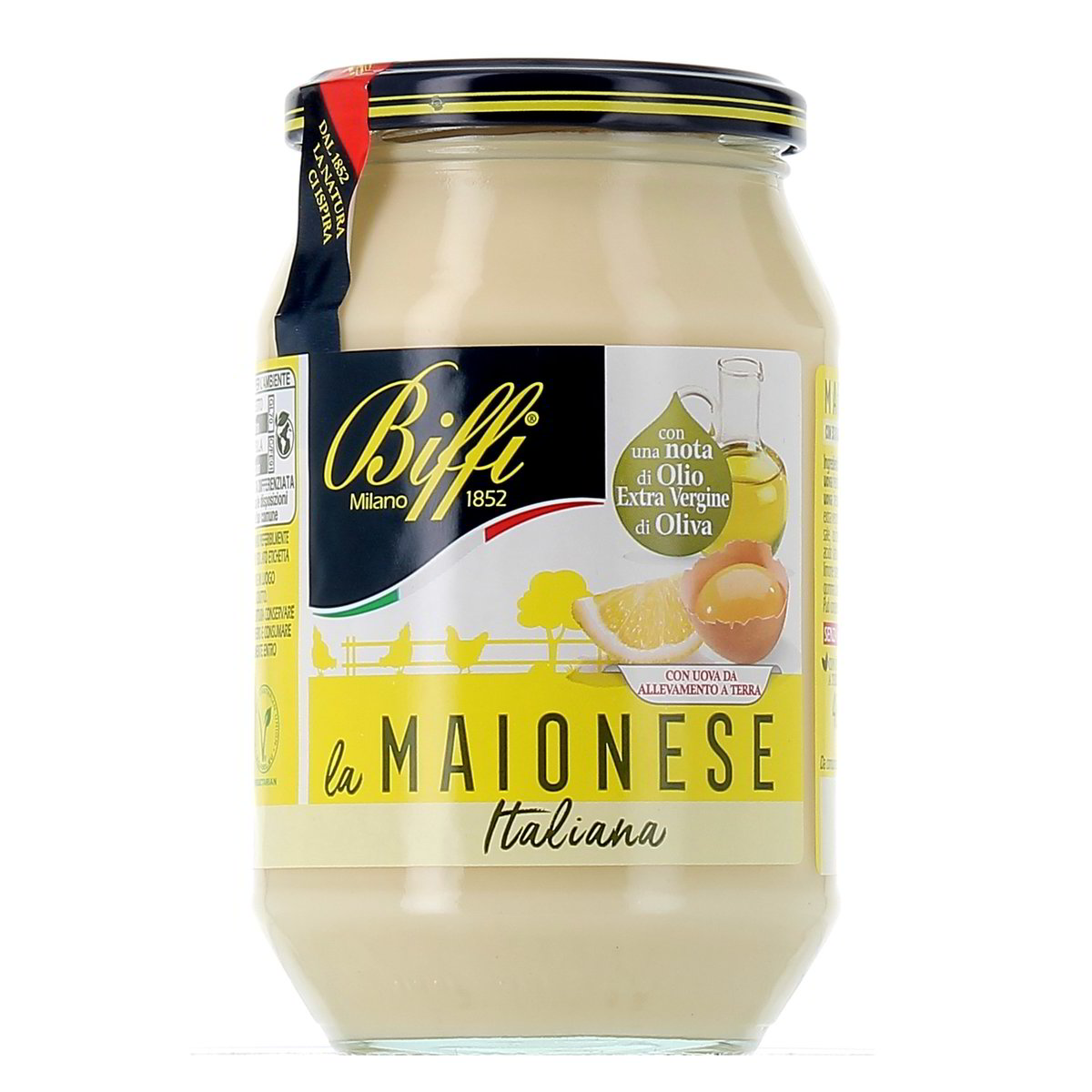 Biffi Maionese Italiana Con Una Nota Di Olio Extra Vergine Di Oliva 480 g