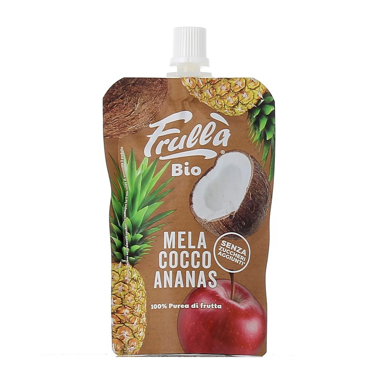 Frulla Purea Di Mela Cocco Ananas Bio 100 g