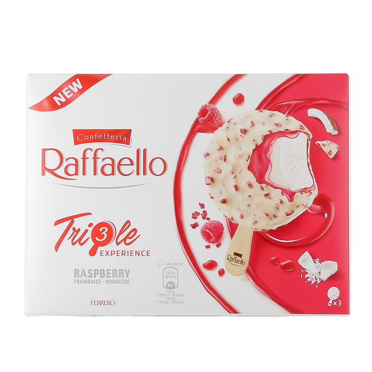 RAFFAELLO TRIPLE EXPERIENCE RASBERRY x3 FERRERO 138 g in dettaglio ...
