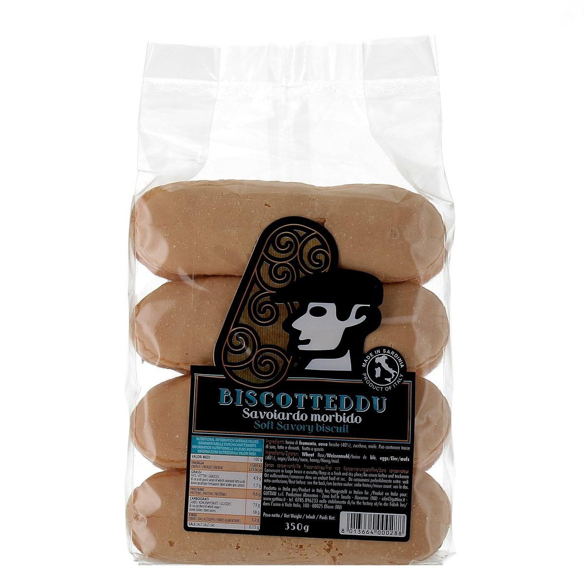 Guttiau Biscotteddu Savoiardo Morbido 350 g