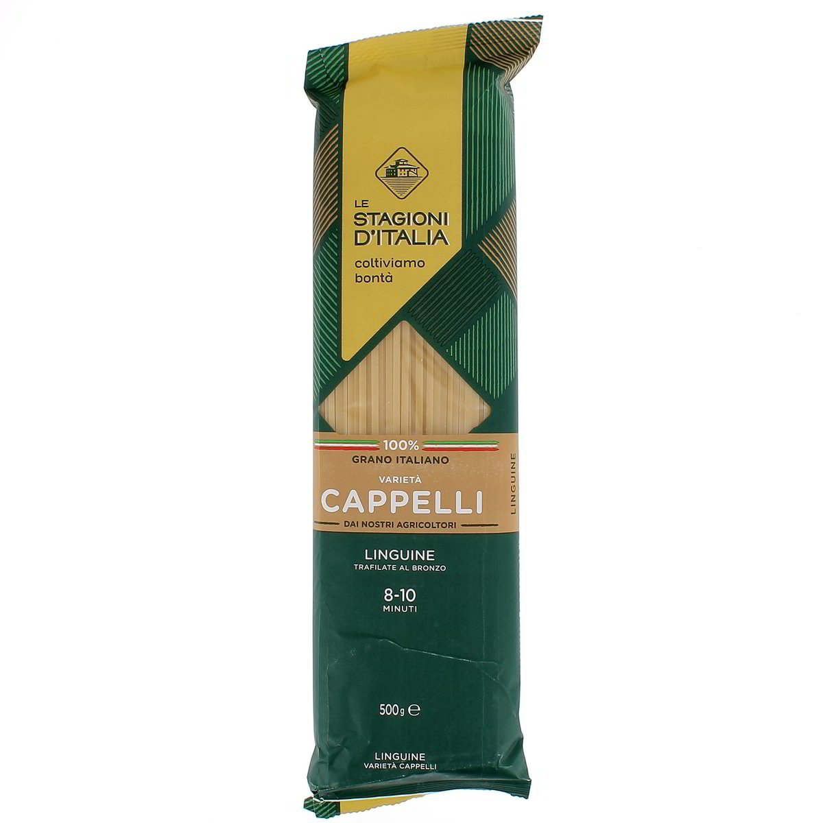 LE Stagioni D'Italia Linguine Trafilate Al Bronzo Grano Italiano Varieta Cappelli 500 g