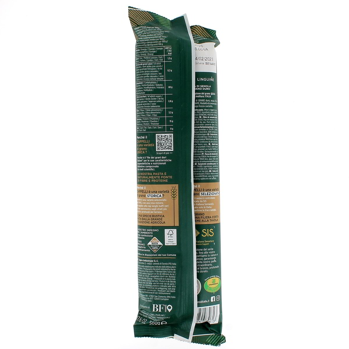 LE Stagioni D'Italia Linguine Trafilate Al Bronzo Grano Italiano Varieta Cappelli 500 g — immagine 3