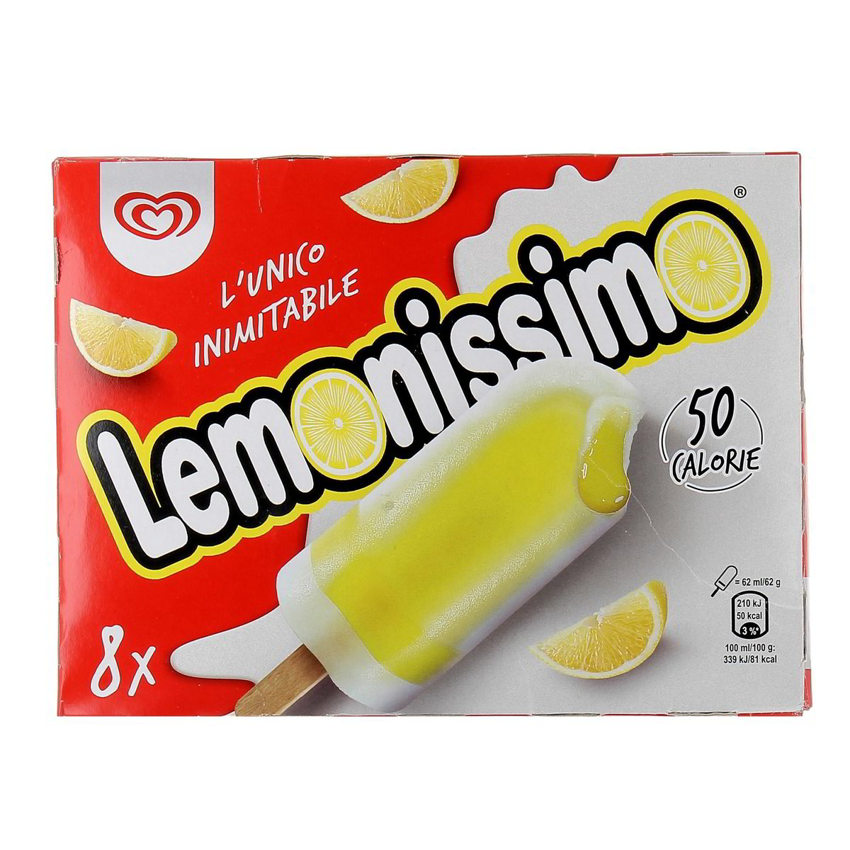 Algida LEMONISSIMO x8 496 g