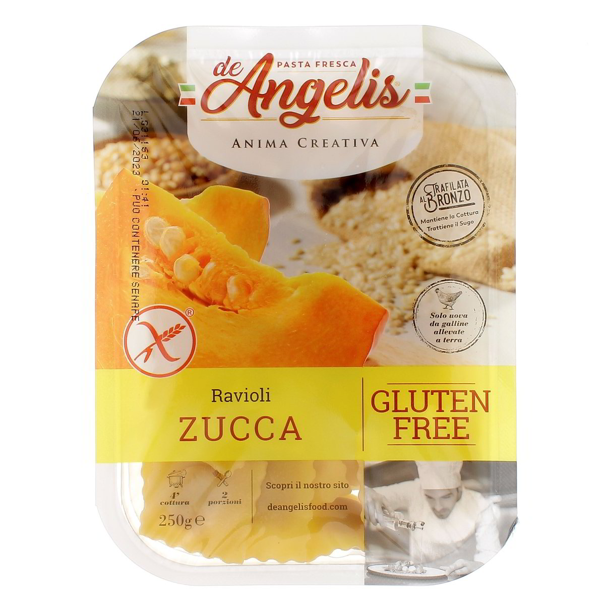 DE Angelis Ravioli Zucca Senza Glutine 250 g