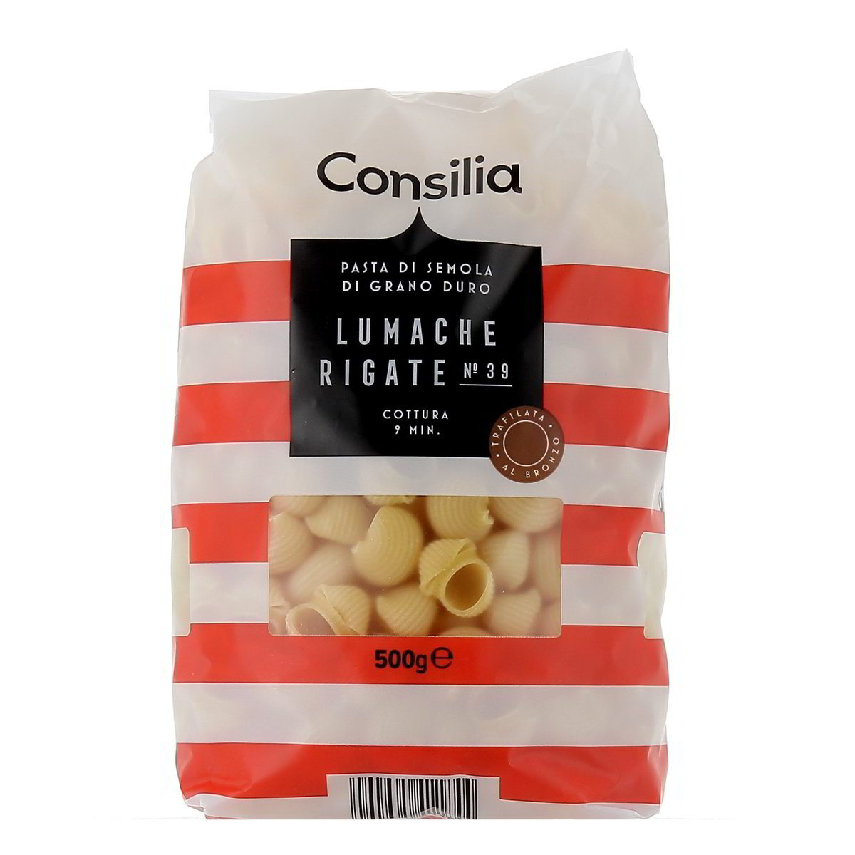 Consilia Lumache Rigate Trafilate Al Bronzo N.39 500 g