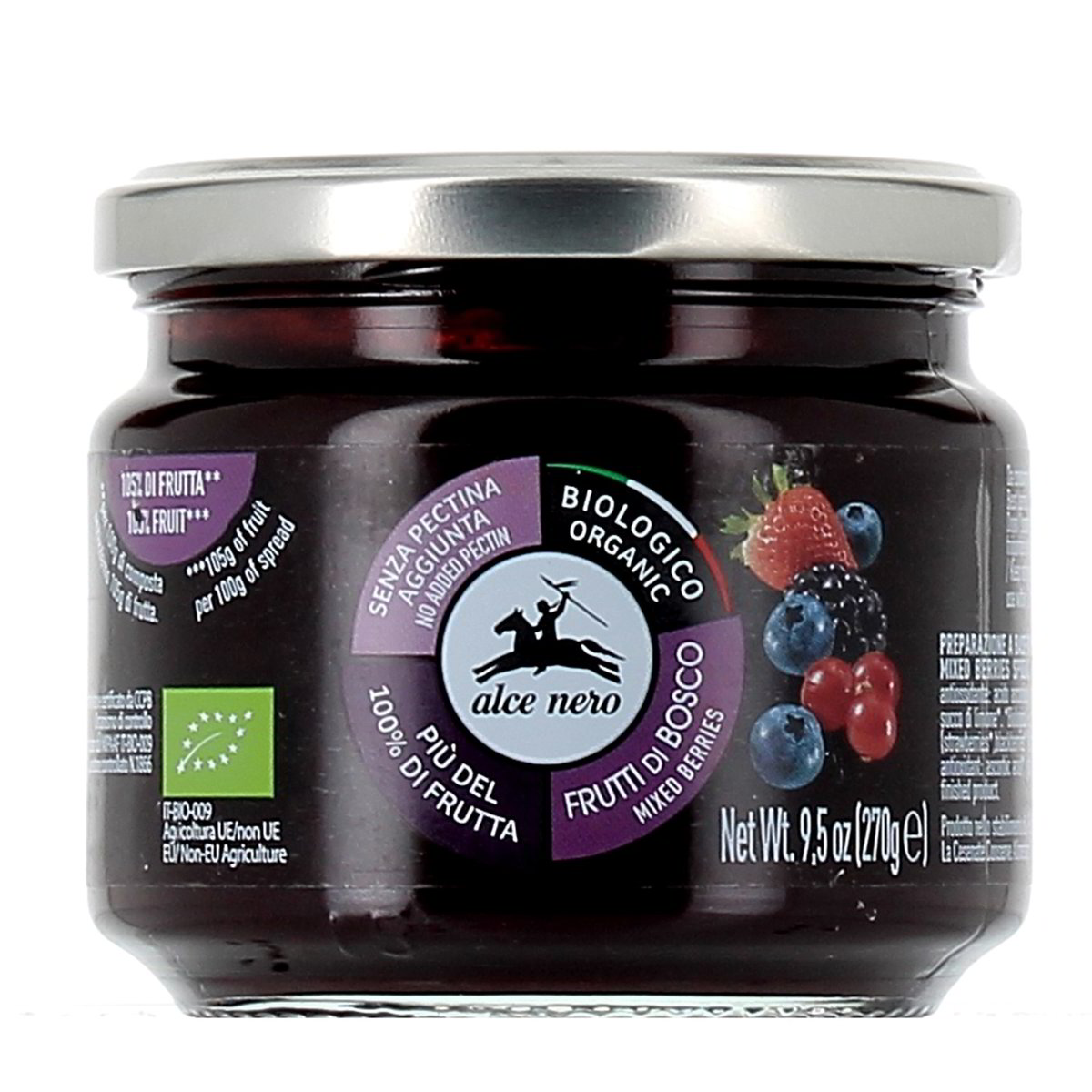 Alce Nero Frutti Di Bosco Mixed Berries Bio 270 g