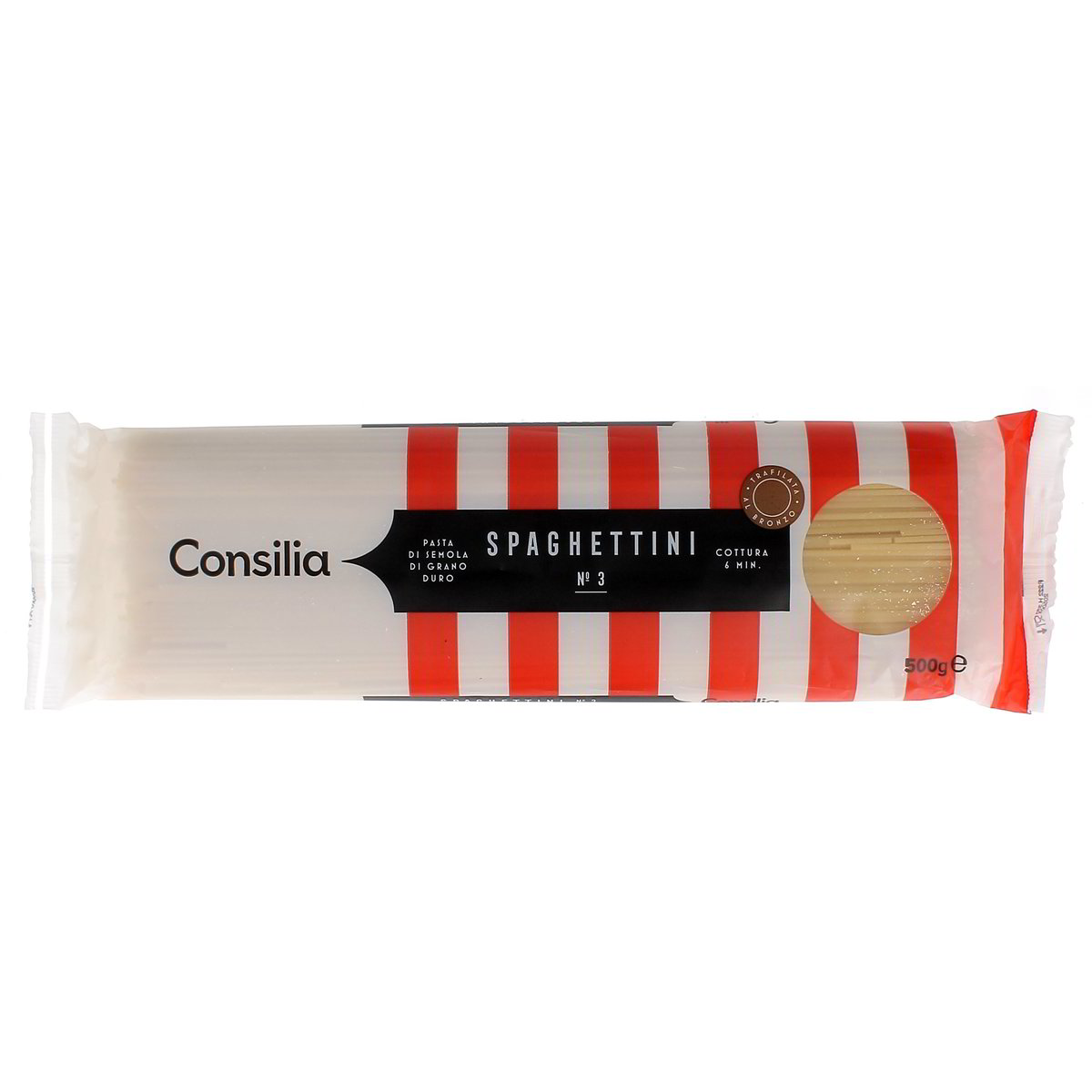 Consilia Spaghettini Trafilati Al Bronzo N.3 500 g