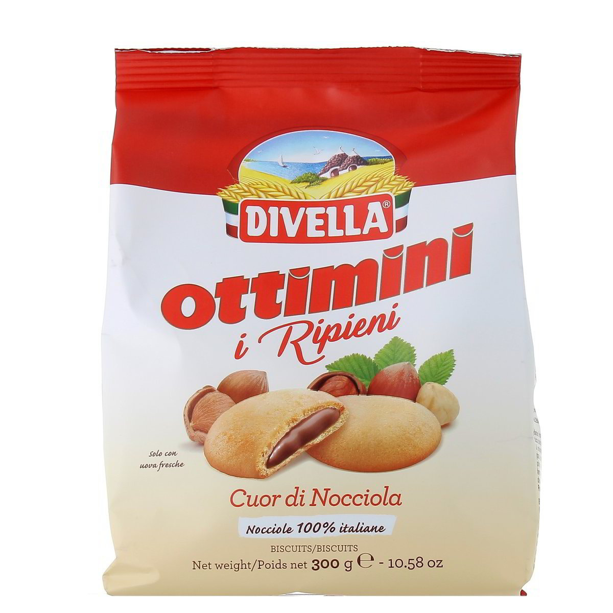 Divella Ottimini Ripieni Cuor Di Nocciola 300 g