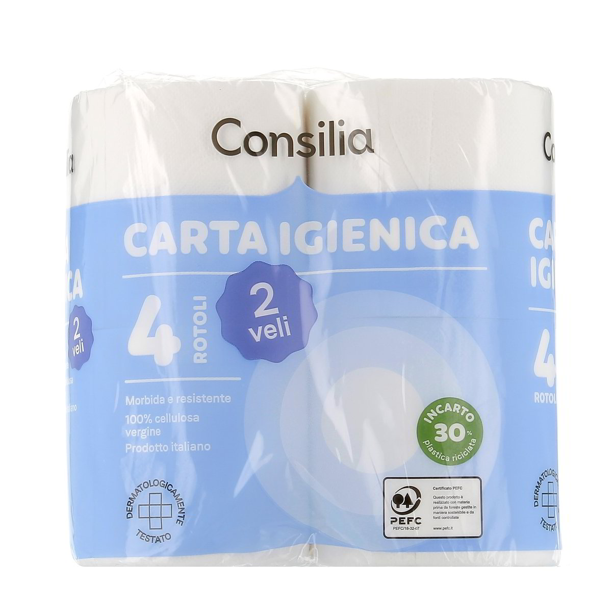 Consilia Carta Igienica 2 Veli 4 rotoli