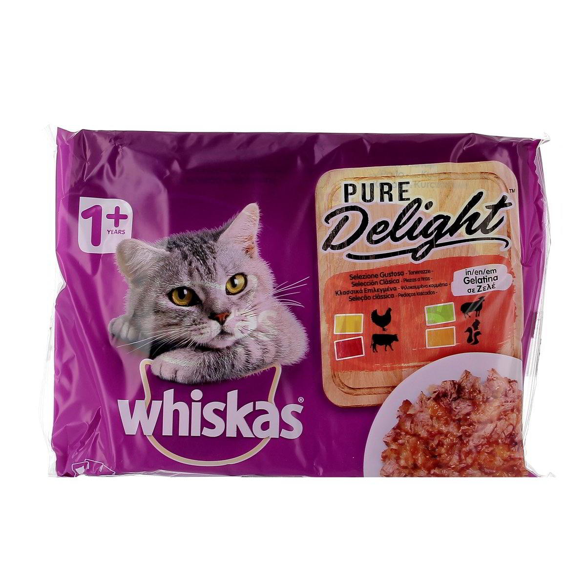 Whiskas STRACCETTI CASSEROLE IN GELATINA x4 340 g
