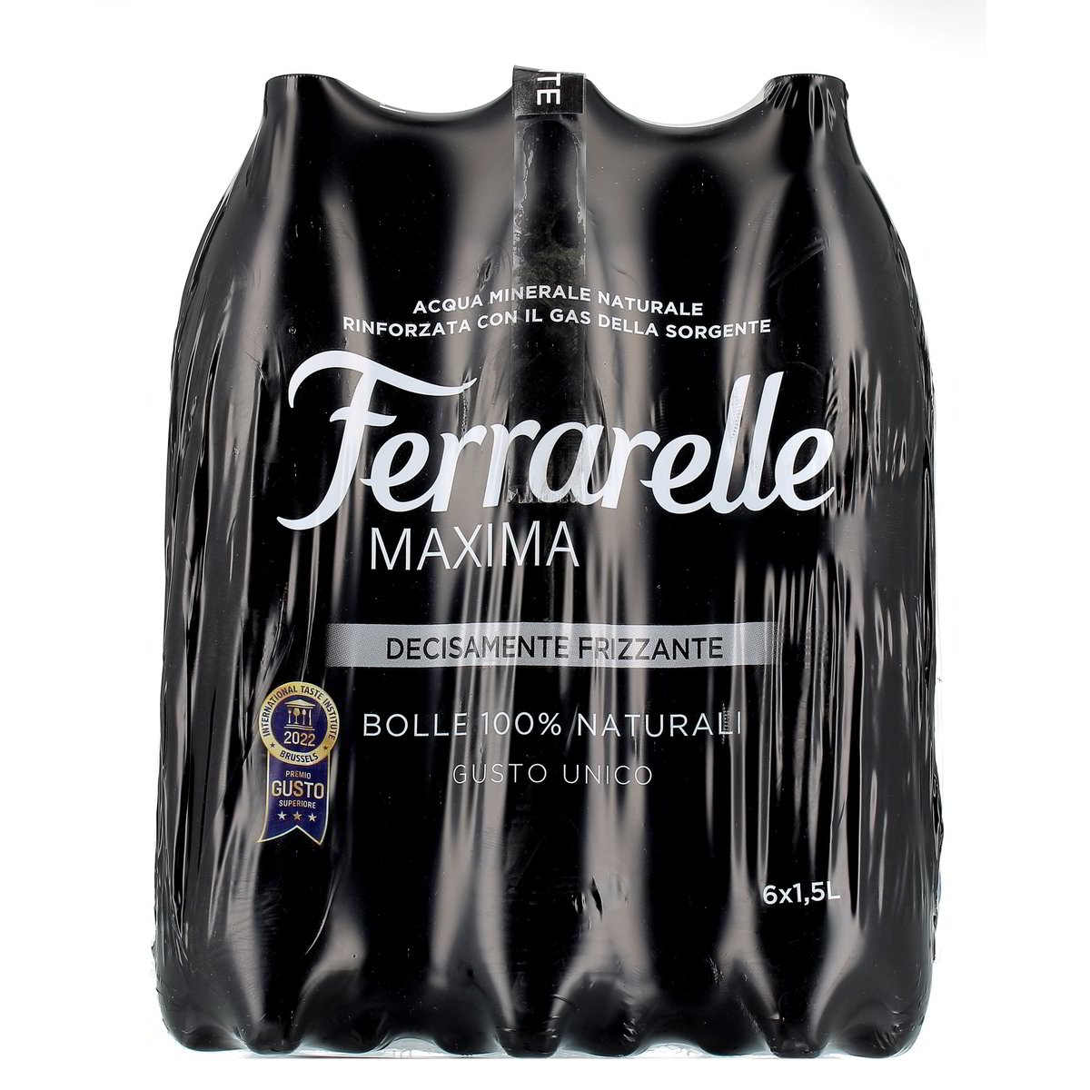 Ferrarelle Acqua Decisamente Frizzante Maxima 6 bottiglie GRANDI da 1,5 l