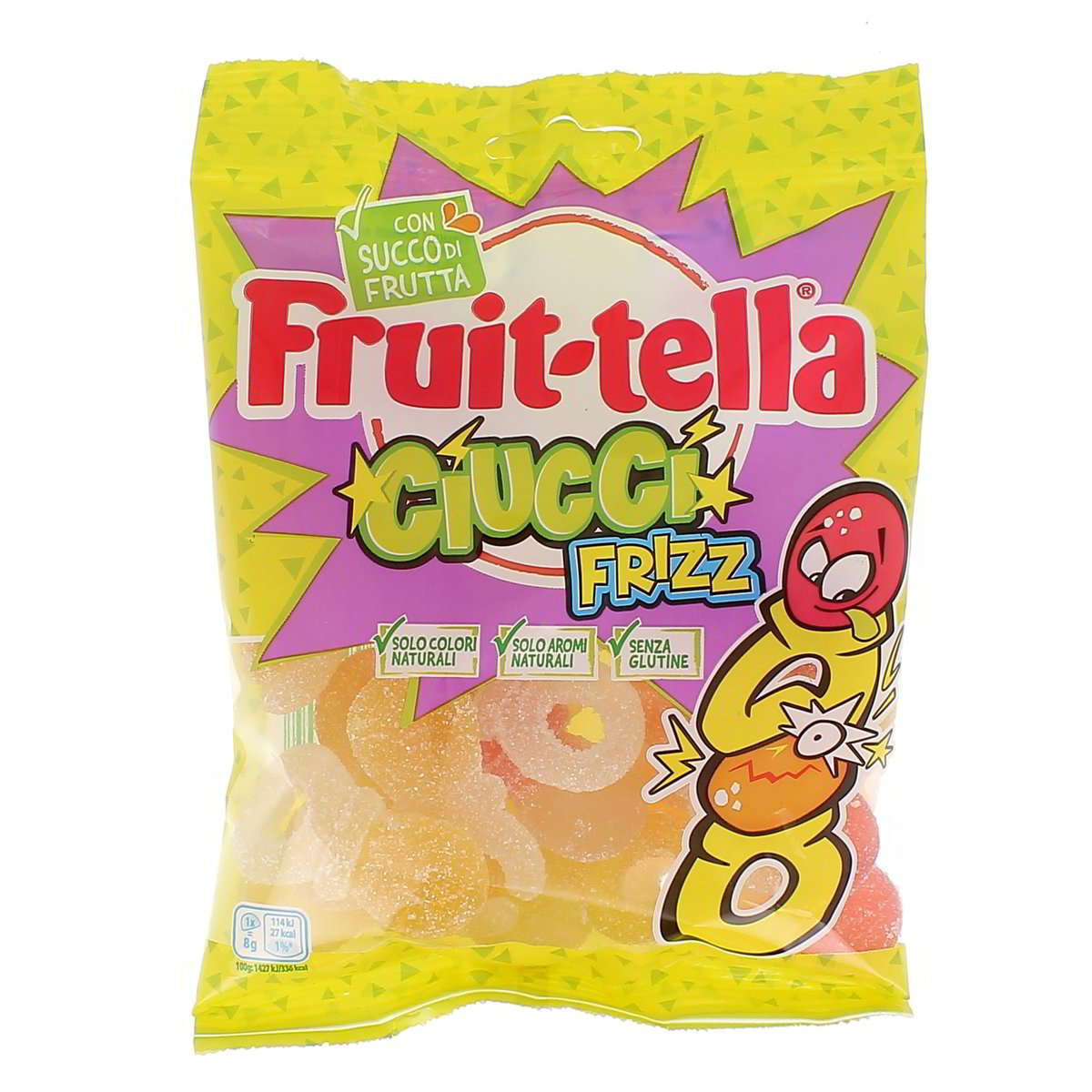 Fruit-Tella Ciucci Frizz Con Succo Di Frutta 175 g