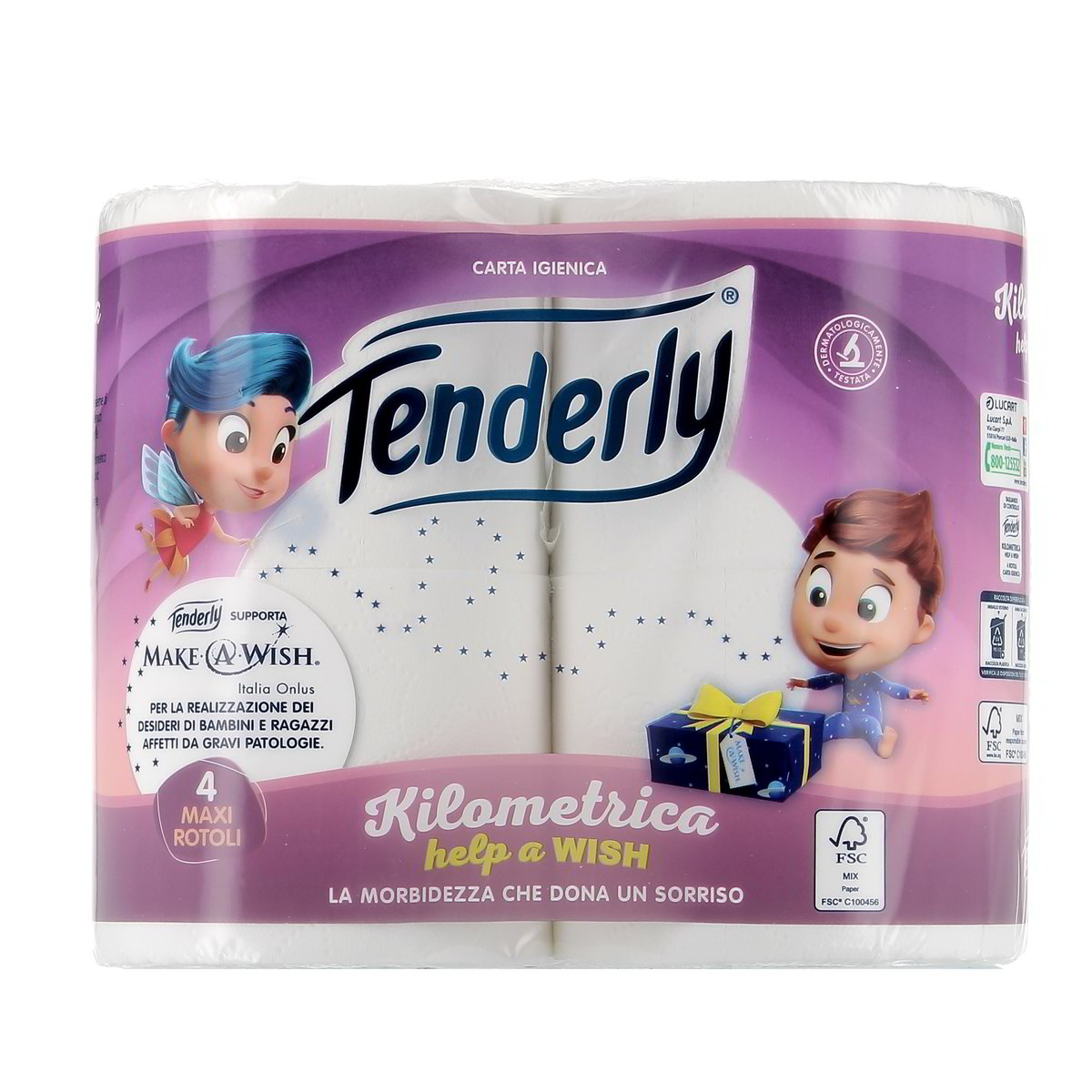 Tenderly Carta Igienica Kilometrica 4 rotoli