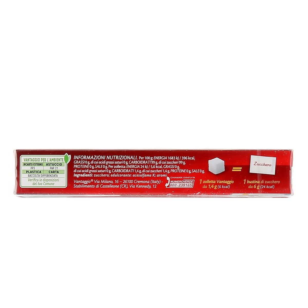 Dietor Vantaggio Dolcificante In Zollette 290 g — immagine 3