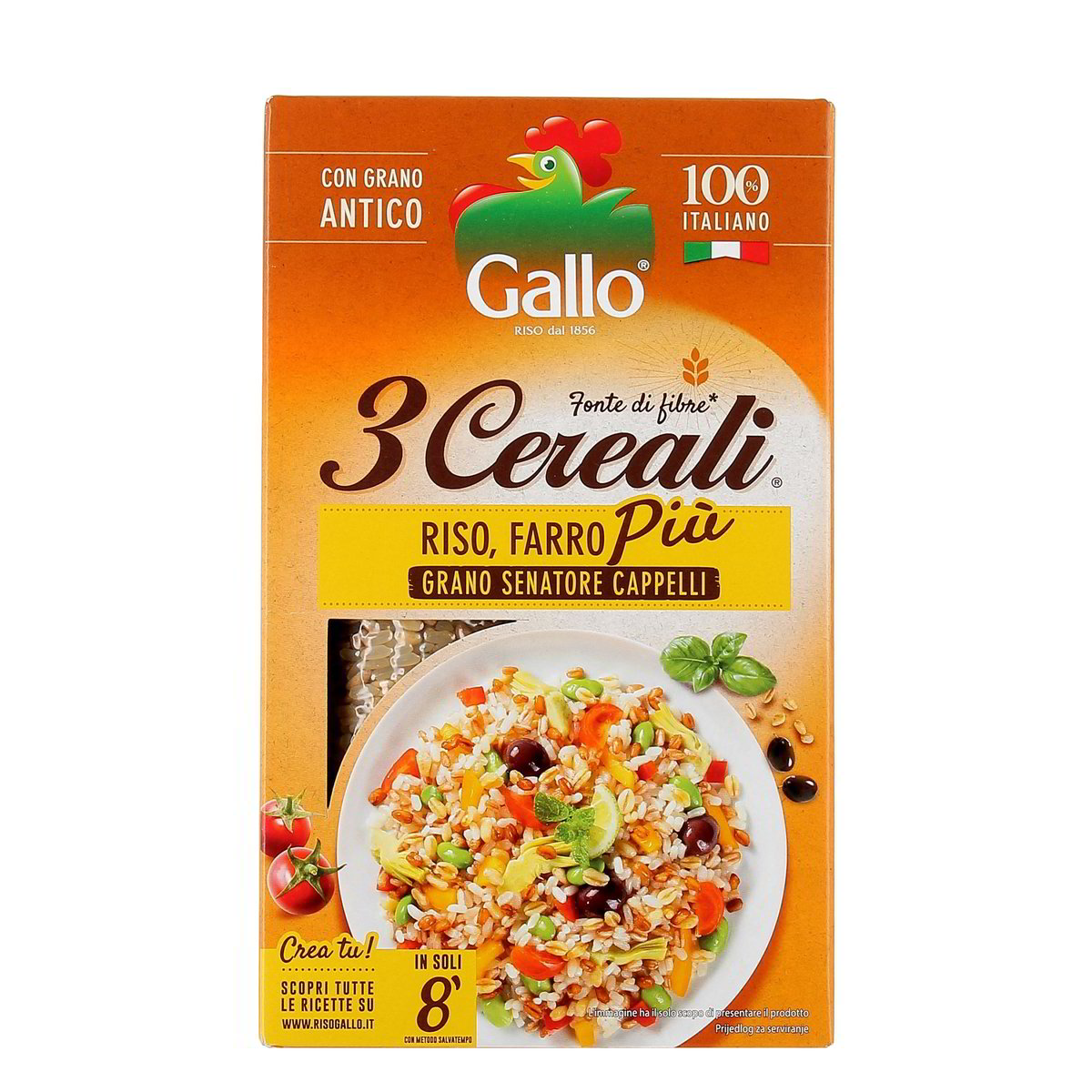 3 CEREALI RISO FARRO E ORZO GALLO 800 g in dettaglio Cts Spesa Online