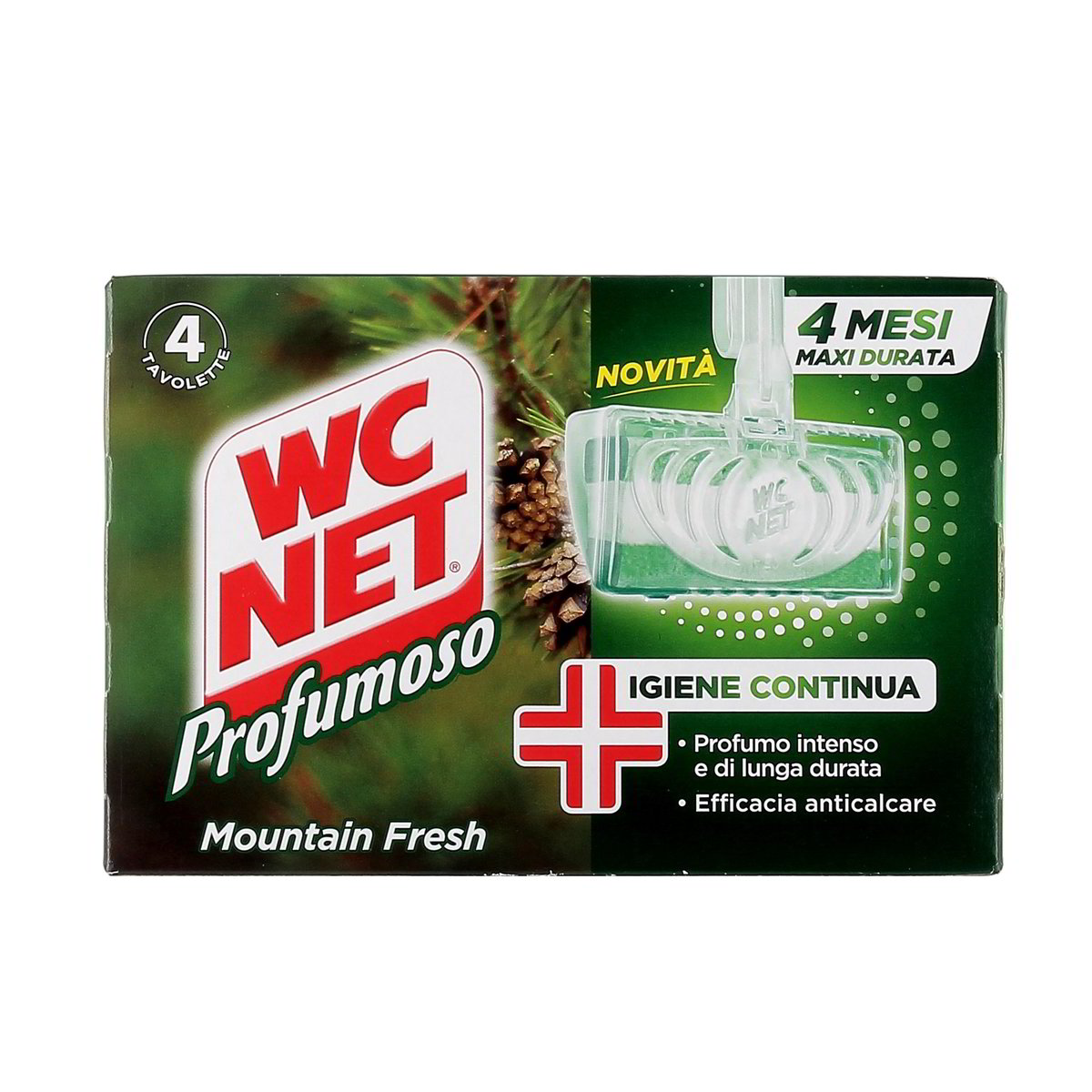 WC NET TAVOLETTE PROFUMAZIONI ASSORTITE x 4 1 pezzo