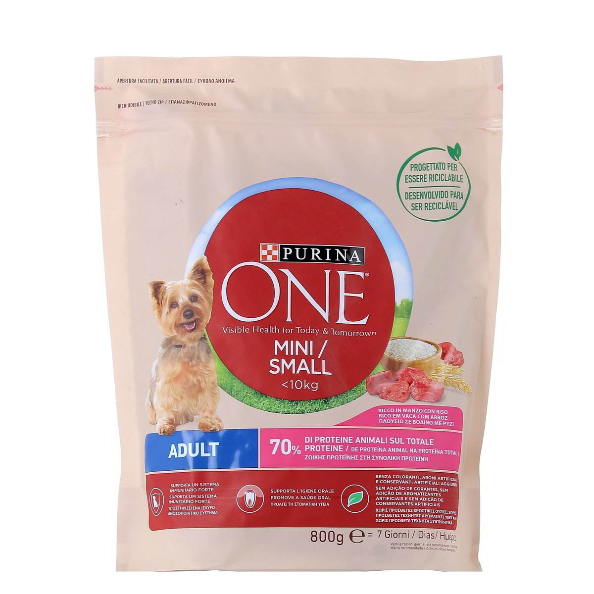Purina One Manzo Mini Adult 800 g