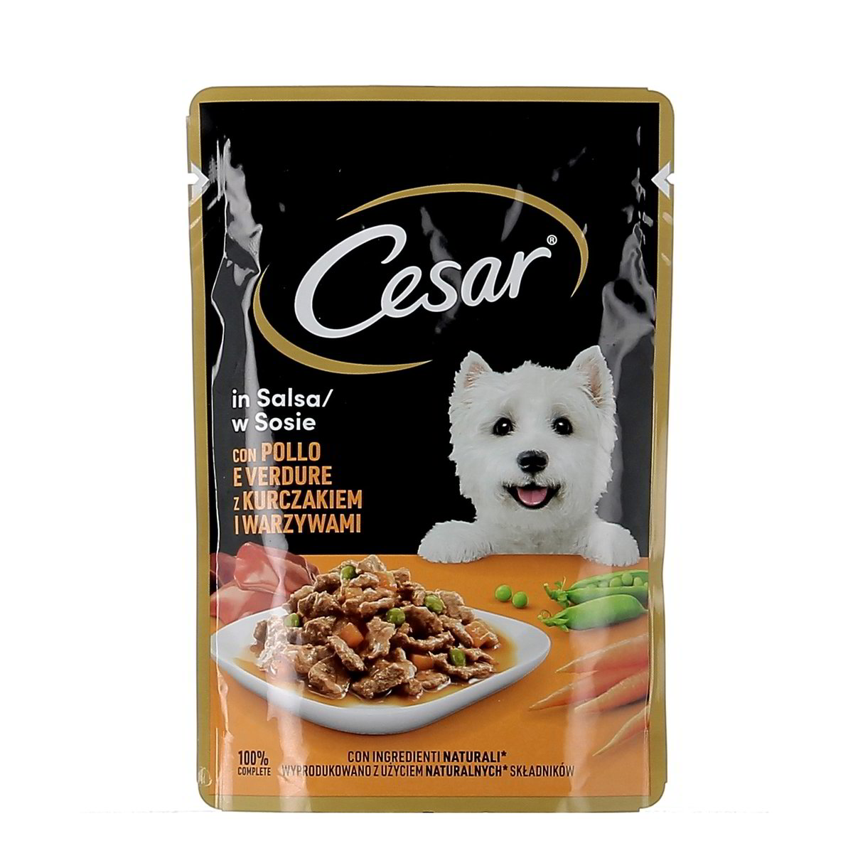 Cesar Le Delizie Del Giorno Pollo E Verdure Miste In Salsa 100 g