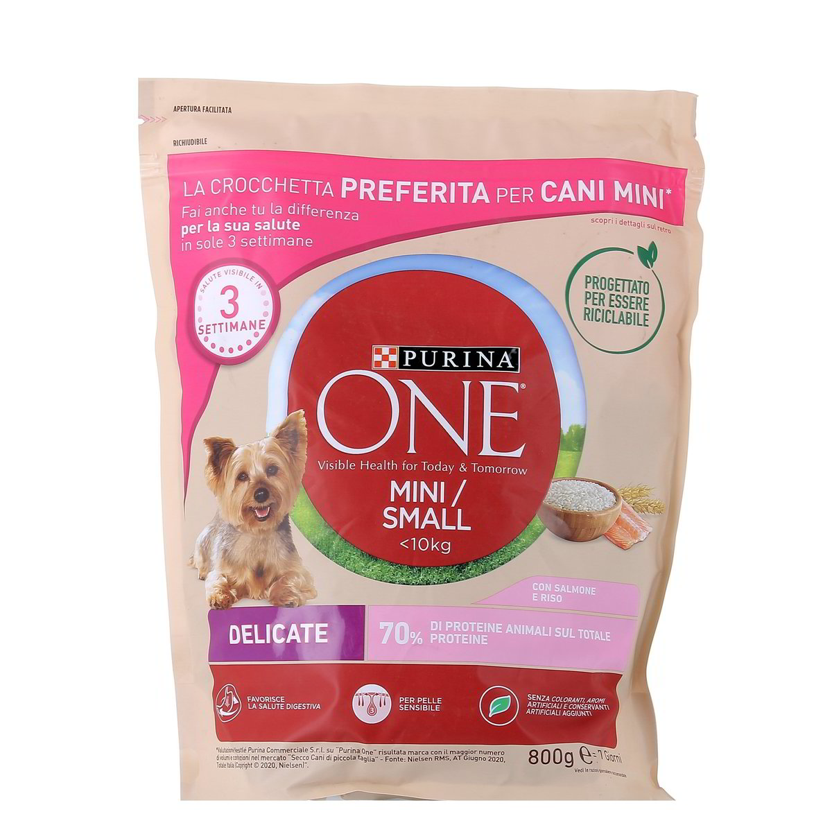 Purina One Salmone Mini Delicate 800 g