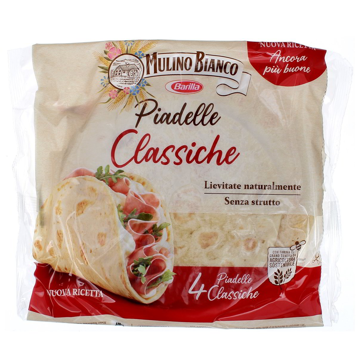 Mulino Bianco PIADELLE CLASSICHE x4 300 g