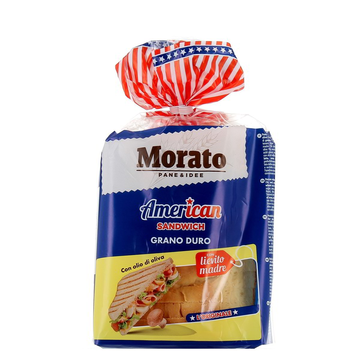 Morato American Sandwich Di Grano Duro 550 g