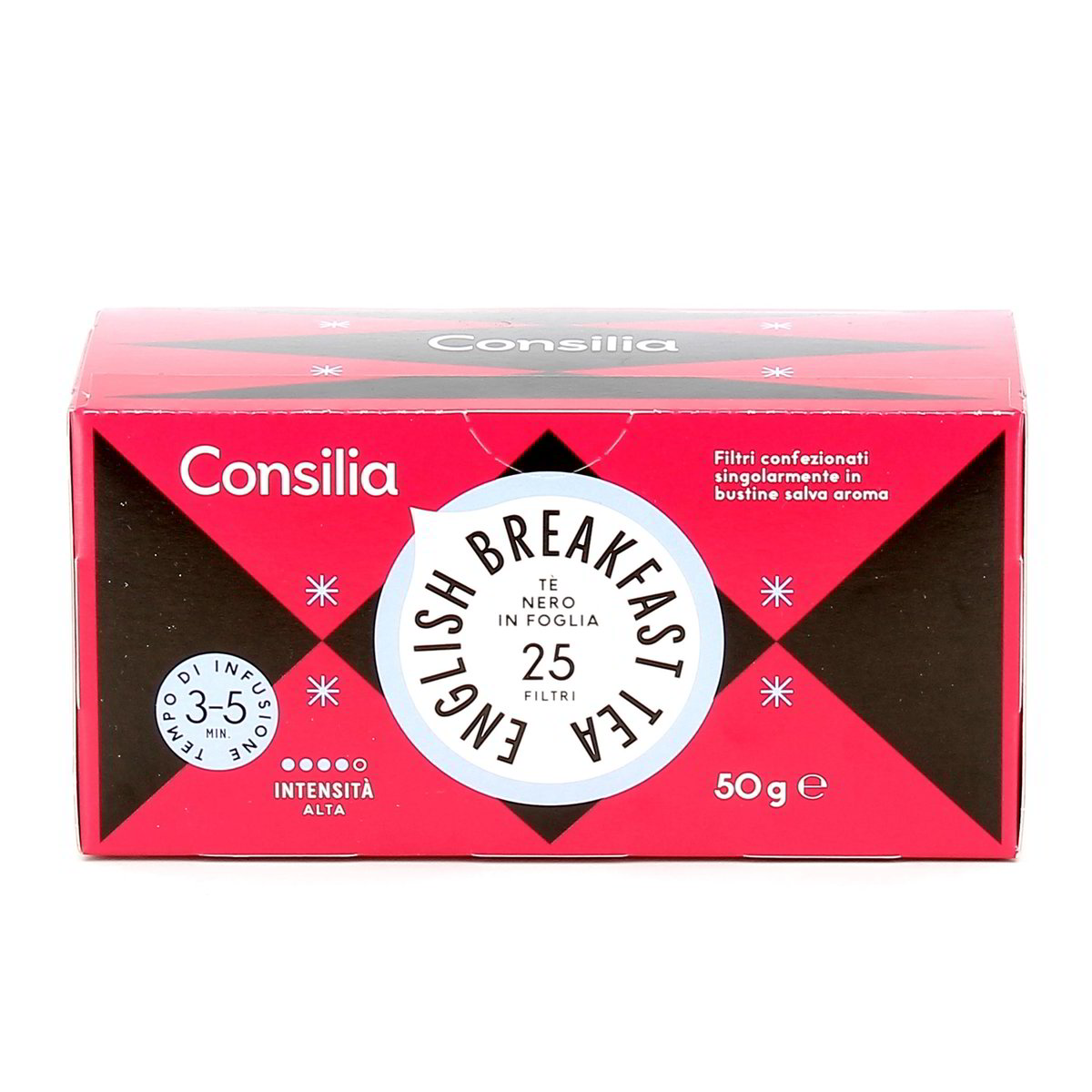 Consilia English Breakfast Tea 25 Filtri 50 g