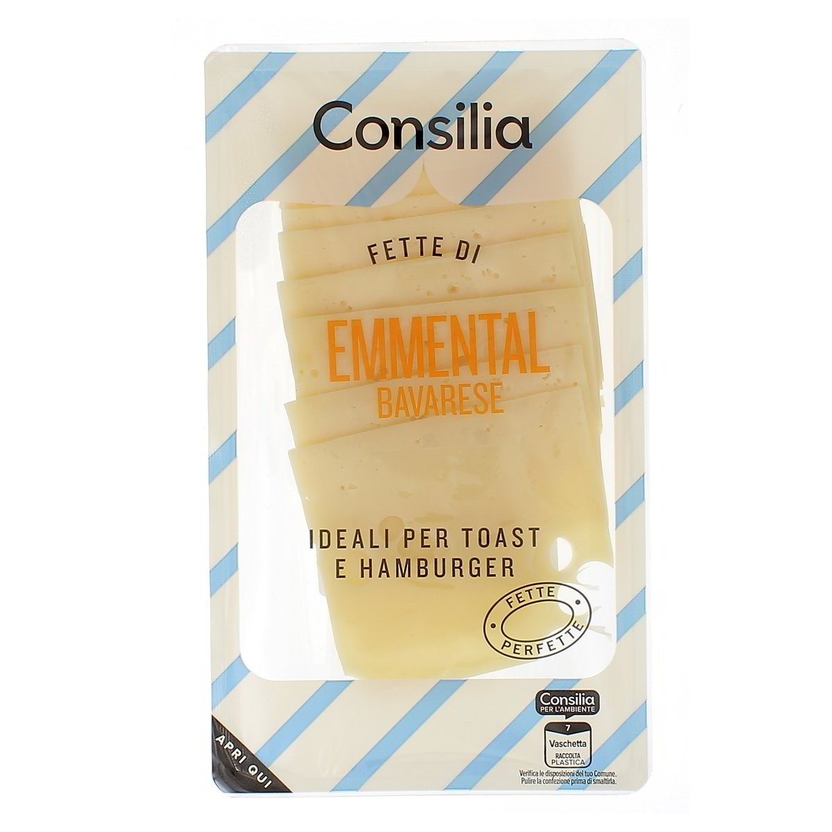 Consilia Formaggio A Fette Emmental Bavarese 140 g