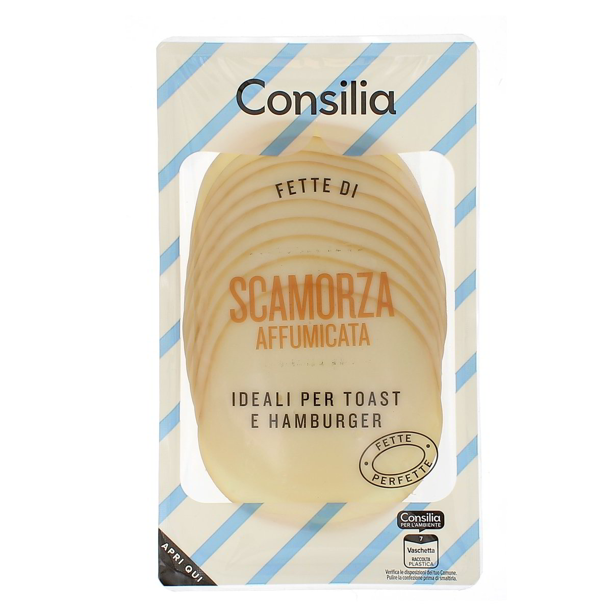 Consilia Formaggio A Fette Scamorza Affumicata 140 g