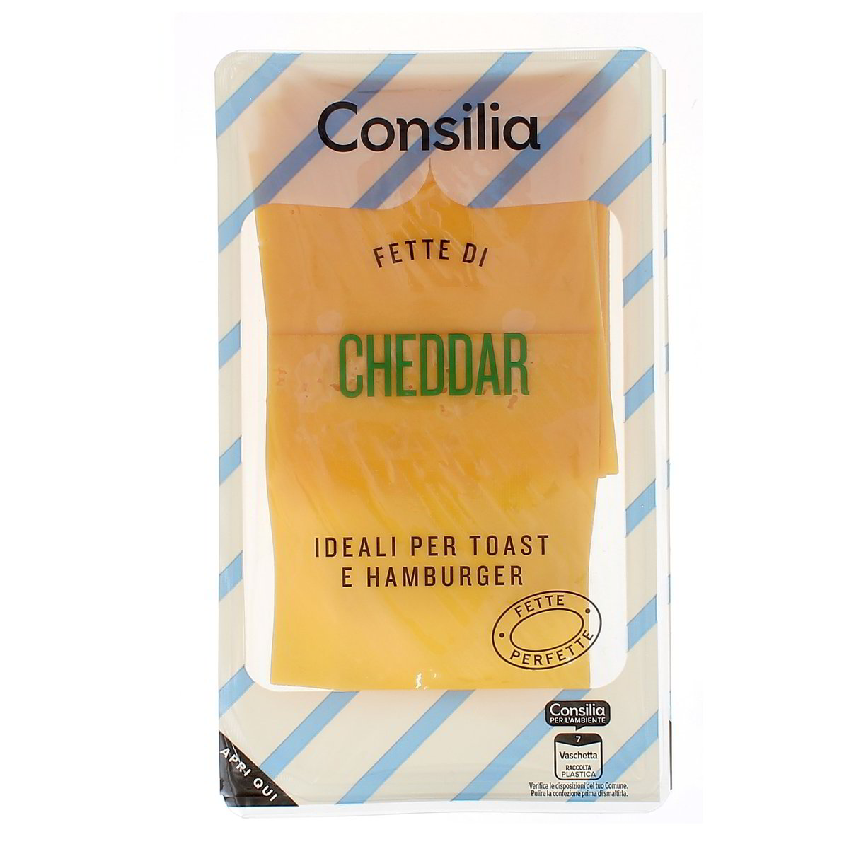 Consilia Formaggio A Fette Cheddar 140 g