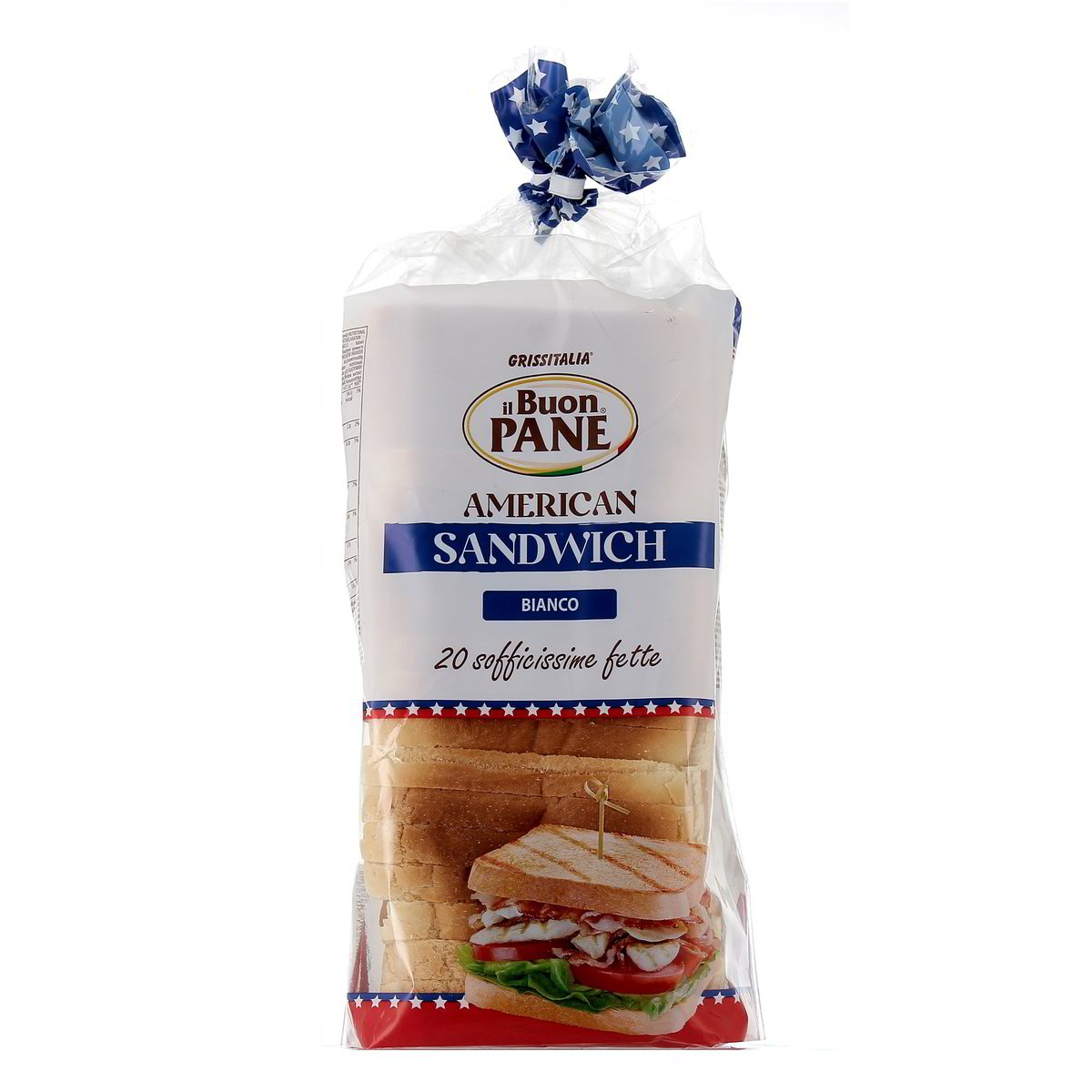 IL Buon Pane American Sandwich Bianco 20 Fette 750 g