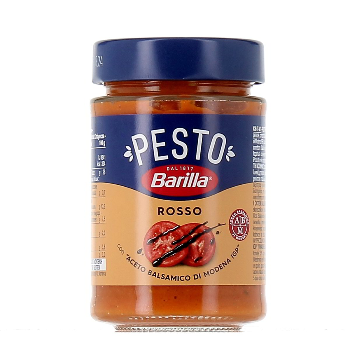 Barilla Pesto Rosso Con Aceto Balsamico Di Modena Igp 200 g