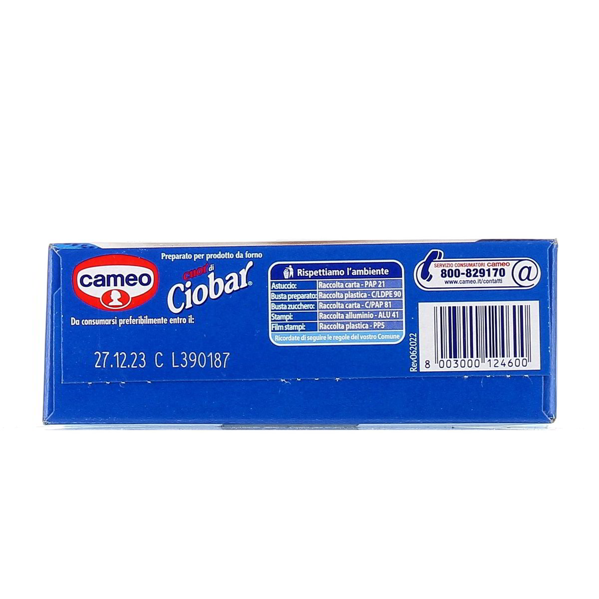 Cameo Mix Per Tortine Cuor Di Ciobar 233 g — immagine 3