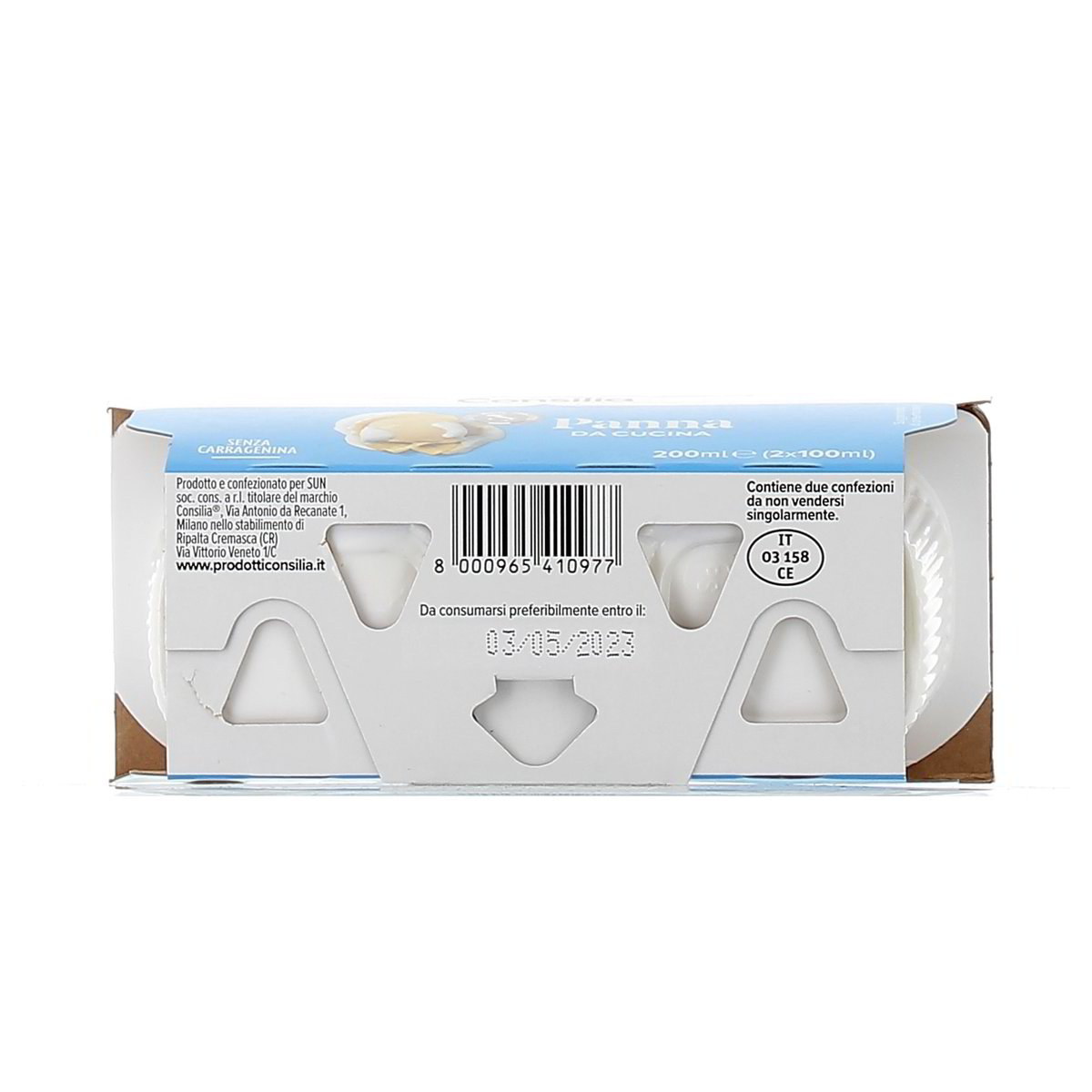 Consilia Panna Da Cucina Uht 2x100 ml — immagine 3