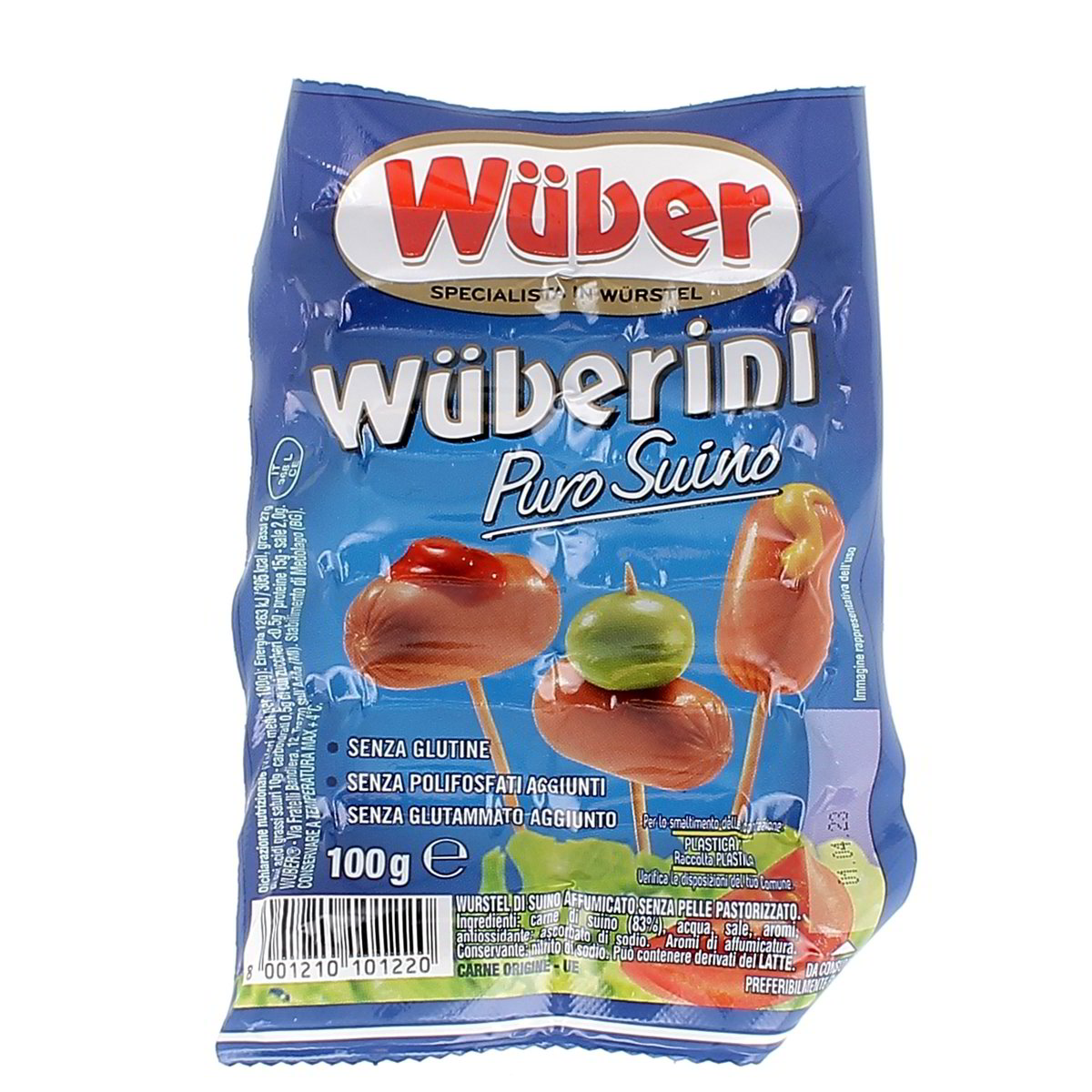 Wüber Würstel Wüberini Di Puro Suino 100 g