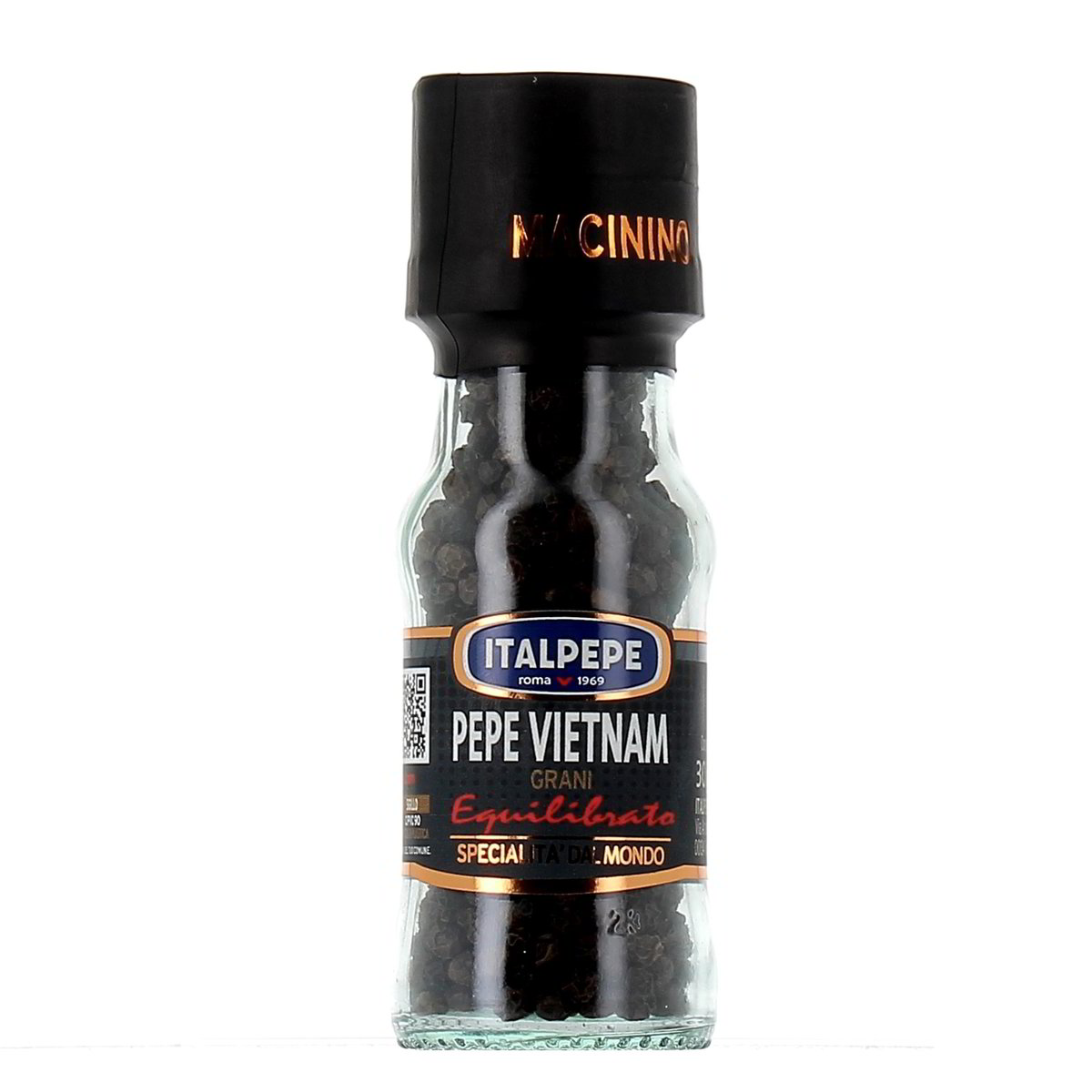 Italpepe Macinico Pepe Vietnam Grani 30 g