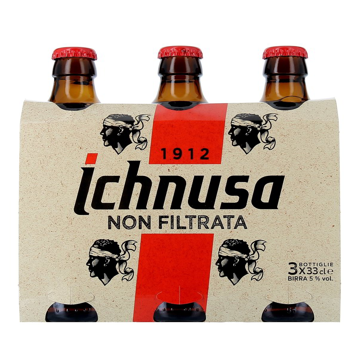 Ichnusa Birra Non Filtrata 3x33 cl