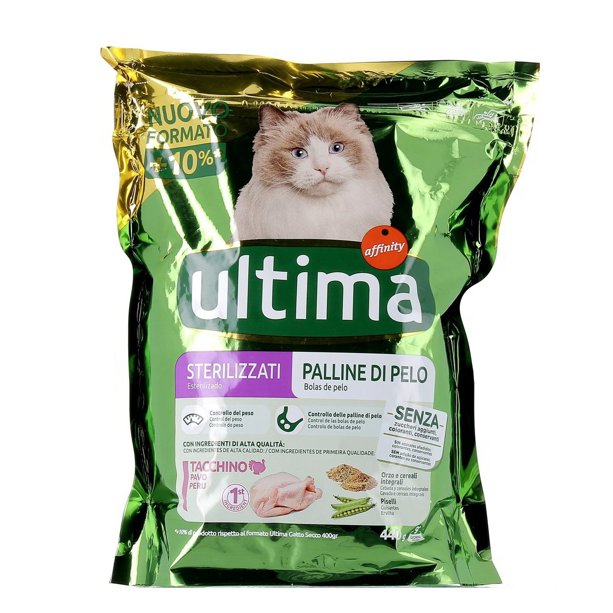 Affinity Ultima Tacchino Per Gatti Sterilizzati Palline Di Pelo Adulti 440 g