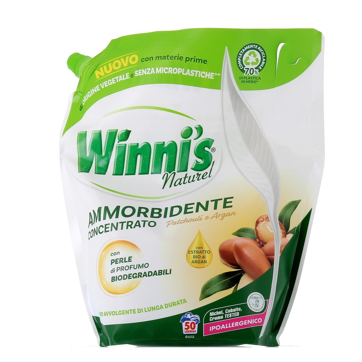 Winni'S Ammorbidente Concentrato Naturel Patchouli E Argan 50 Lavaggi 1250 ml