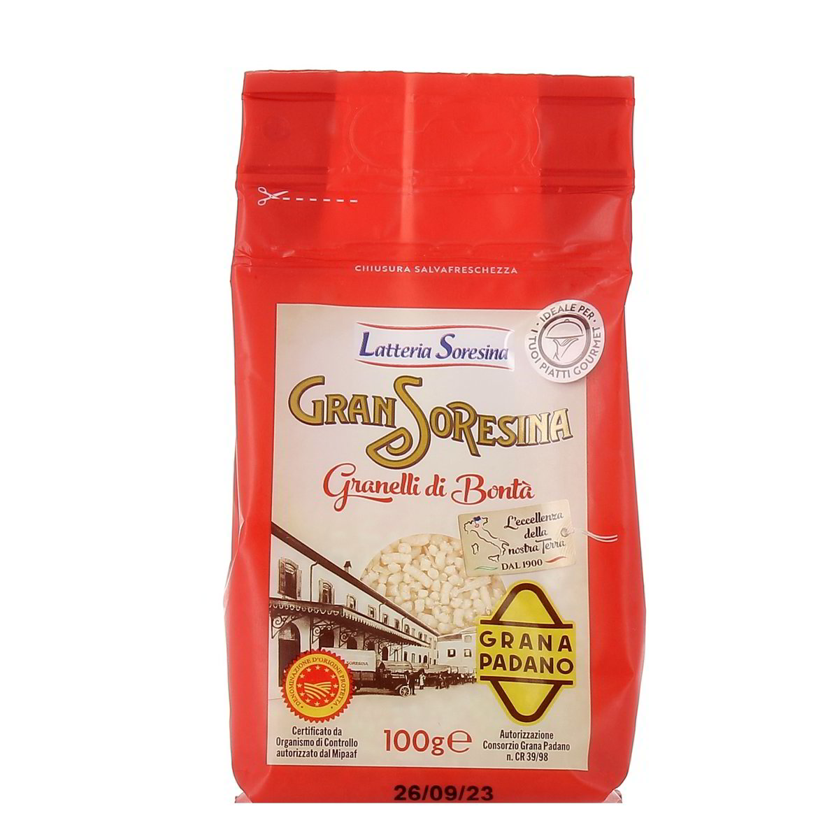 Latteria Soresina Gran Soresina Granelli Di Grana Padano 100 g