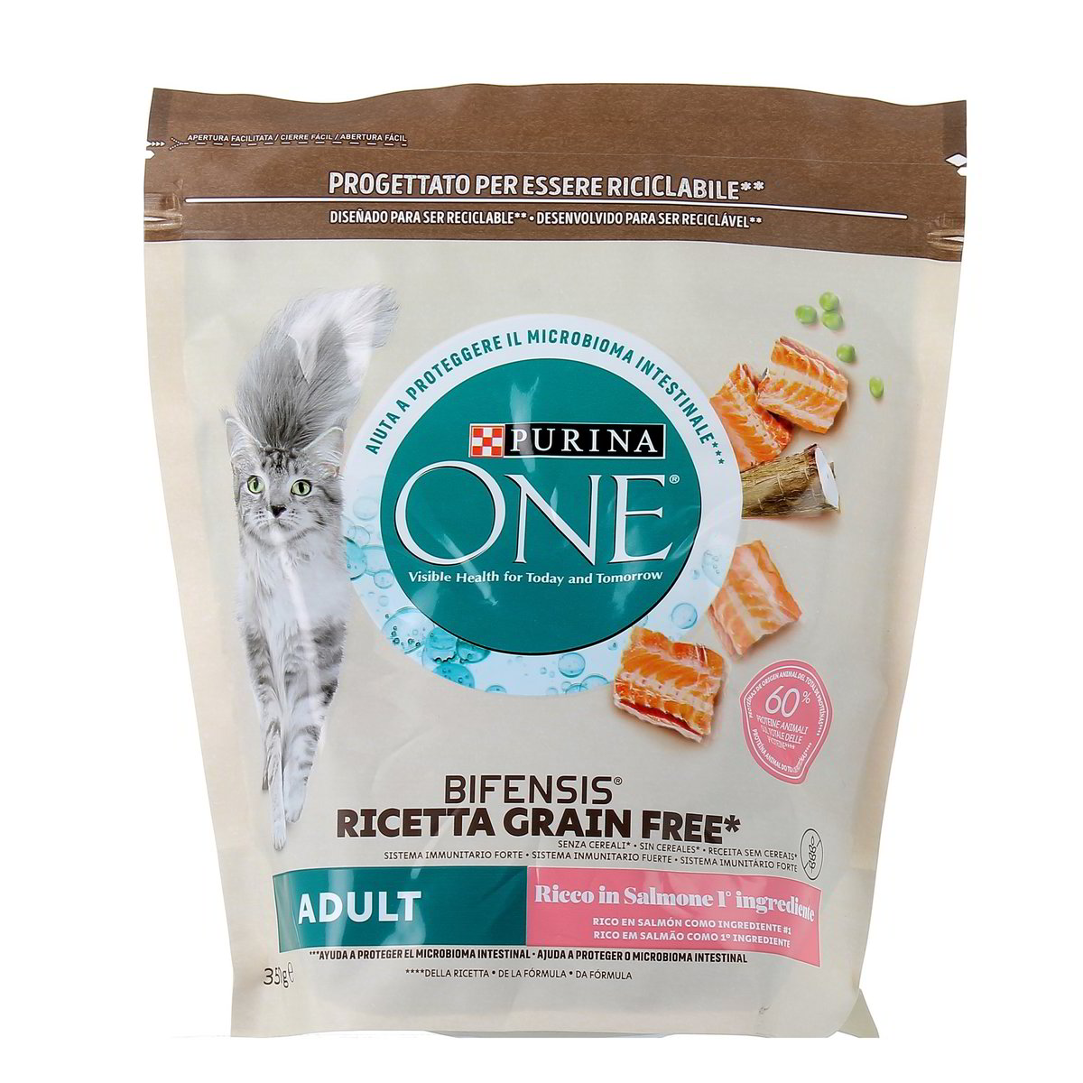 Purina One Bifensis Salmone Senza Cereali Adult 350 g