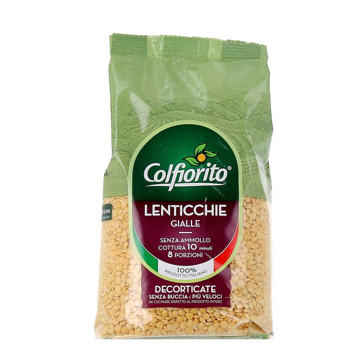 Colfiorito Lenticchie Gialle Decortitate 400 g