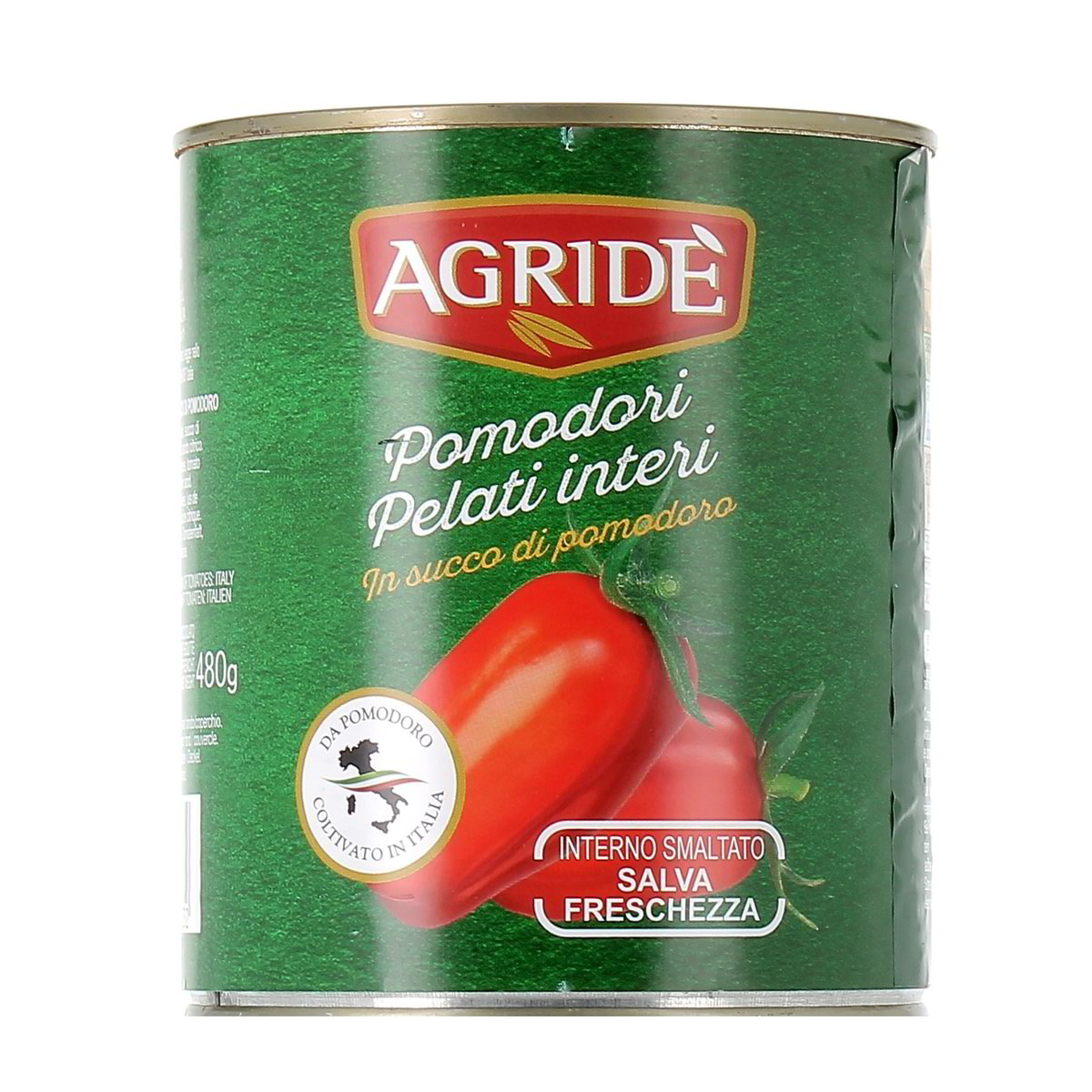 Agride' Pomodori Pelati Interi 800 g - sgocciolato 480 g