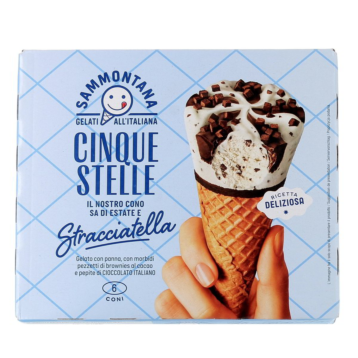 Sammontana CINQUE STELLE STRACCIATELLA x6 360 g