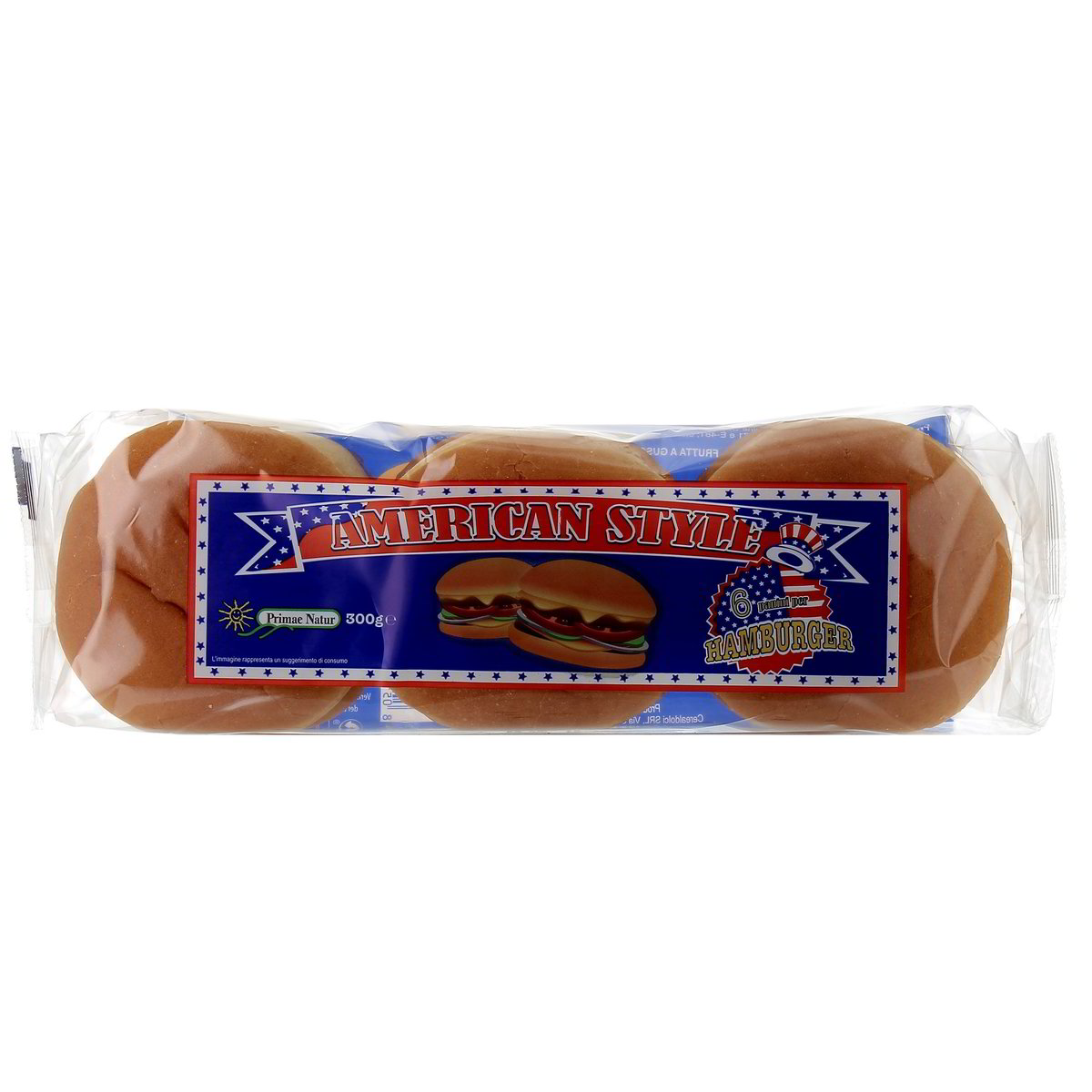 Primae Natur AMERICAN STYLE HAMBURGER x6 300 g