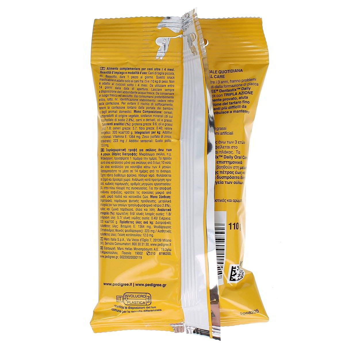 Pedigree DENTASTIX DAILY ORAL CARE TRIPLA AZIONE SMALL x7 110 g — immagine 3