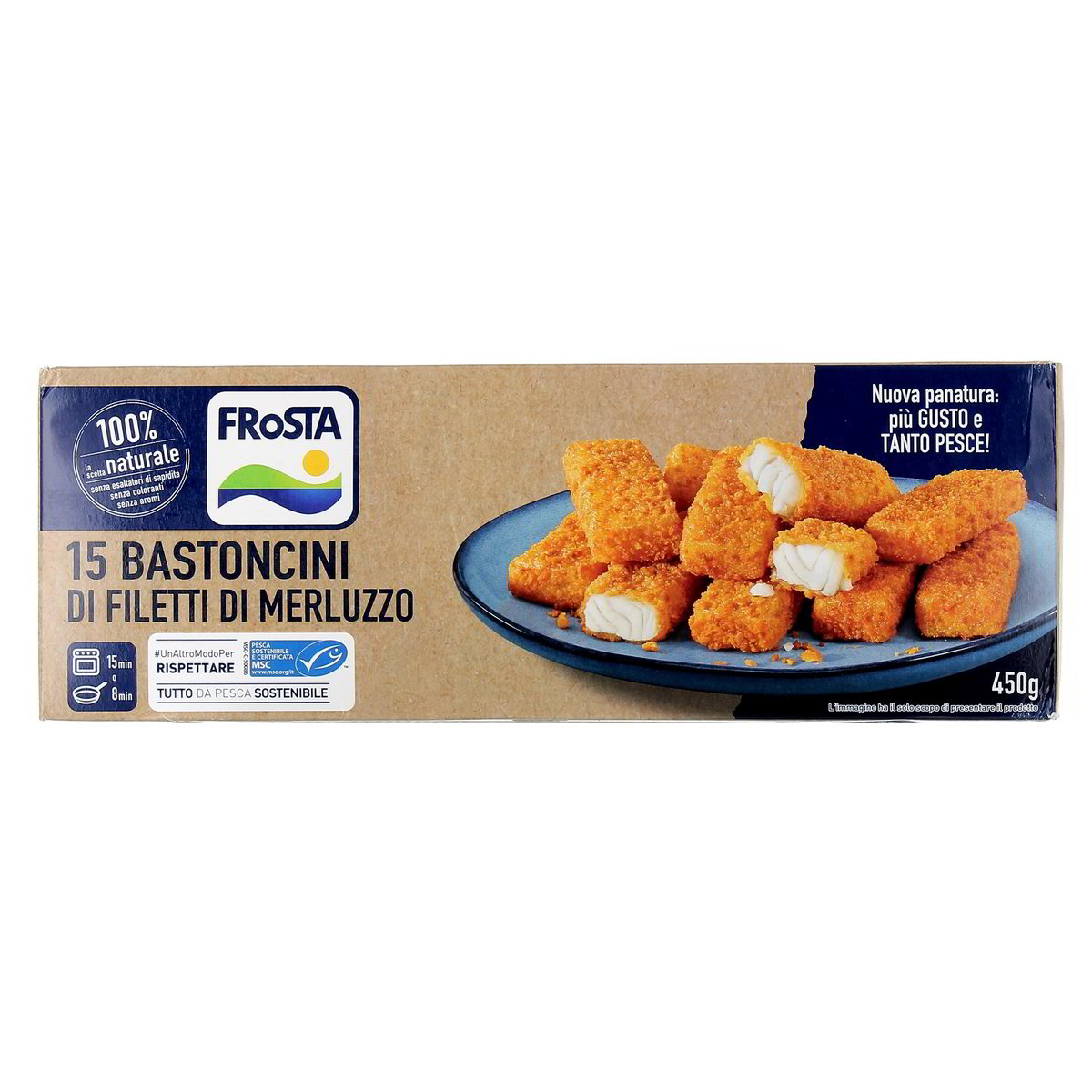 Frosta 15 Bastoncini Di Filetti Di Merluzzo 450 g