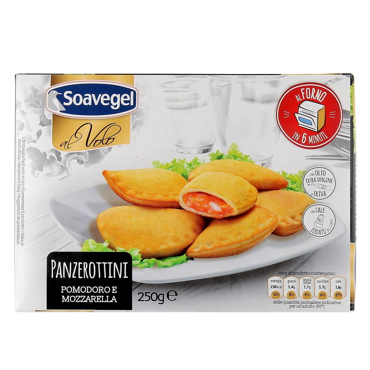 Soavegel Panzerottini Pomodoro E Mozzarella 250 g